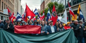 Labor union involvement in protests: understanding the impact