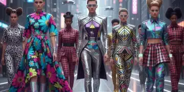 Modelos luciendo estampados de moda 2026 de SHEIN en un entorno urbano chic.