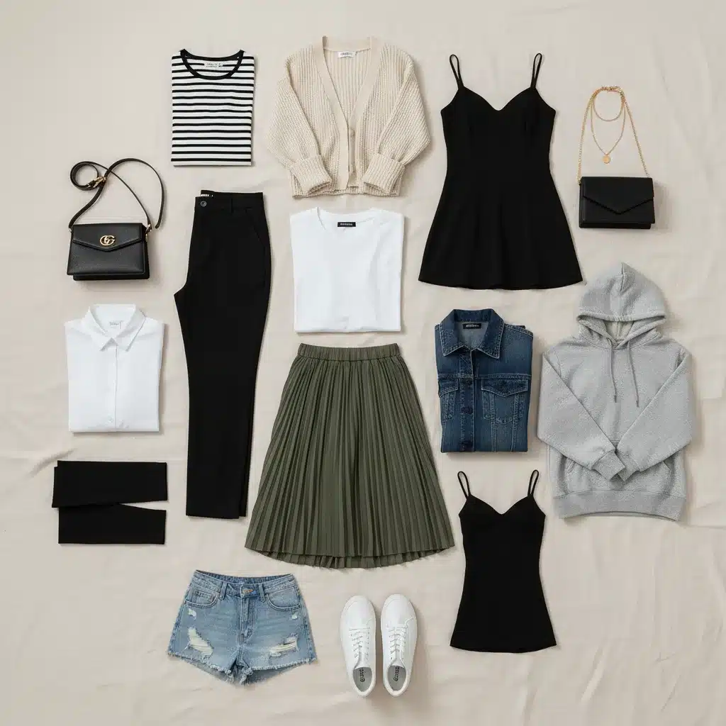 Armario cápsula SHEIN: 15 prendas esenciales para looks versátiles.