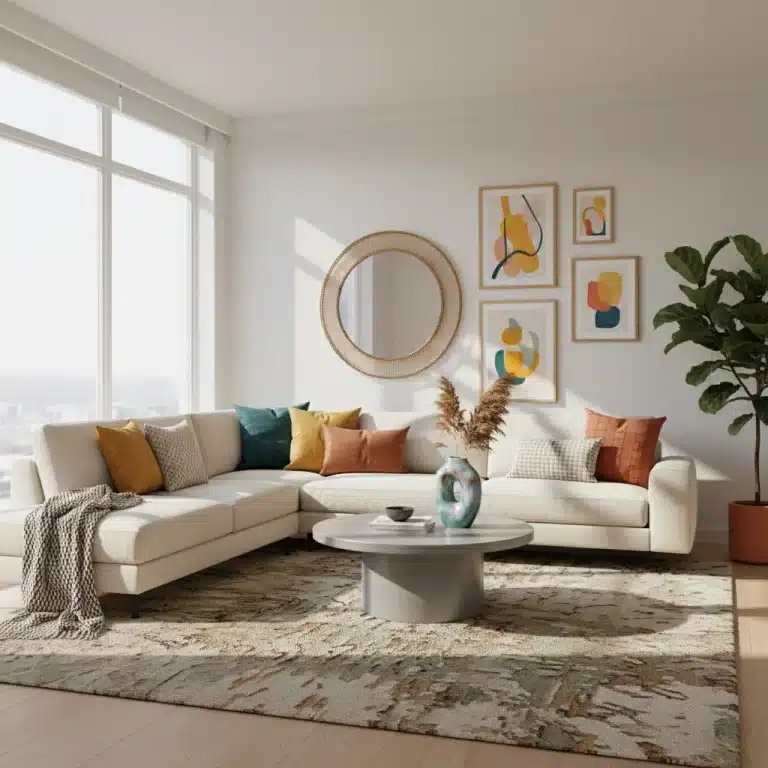 Salón moderno con tendencias SHEIN Home 2026