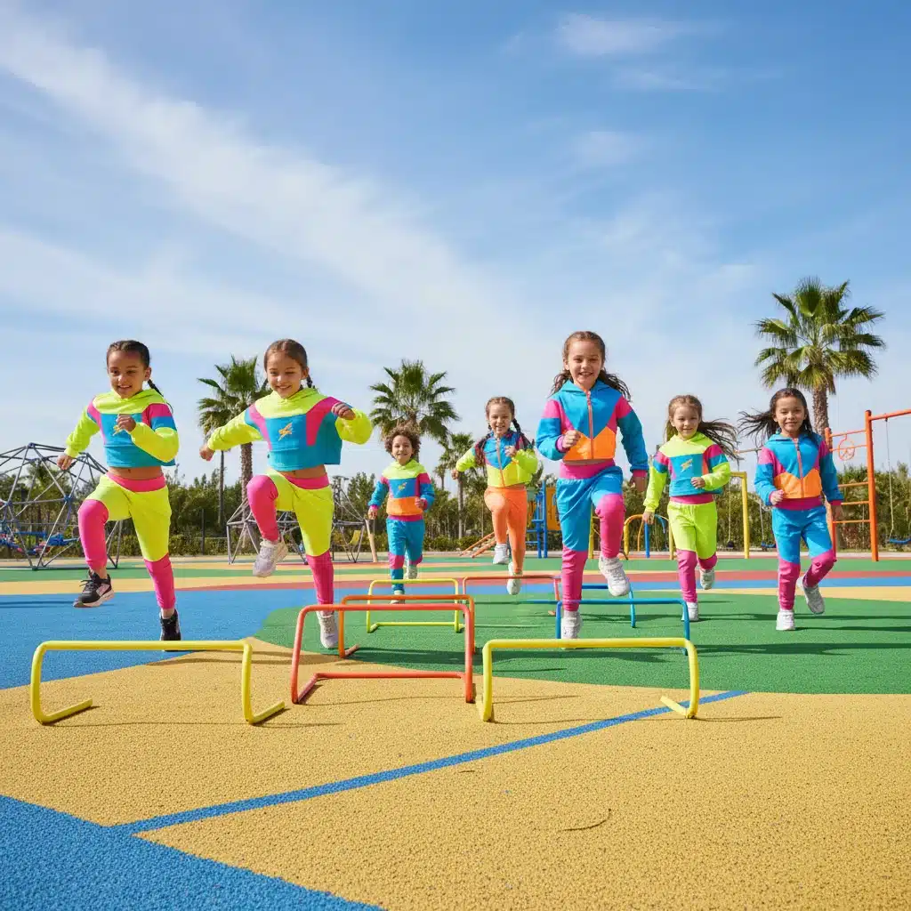 Niños jugando activamente con ropa deportiva y cómoda de la colección 'Sporty Chic' de SHEIN Kids 2026.