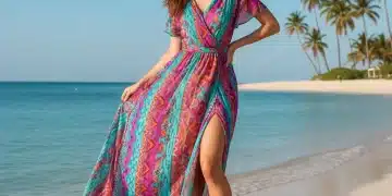 Exclusiva: SHEIN Lanza Colección Cápsula Verano 2026 de 12 Diseños Únicos Modelo con vestido de verano vibrante de la colección SHEIN 2026 en la playa.